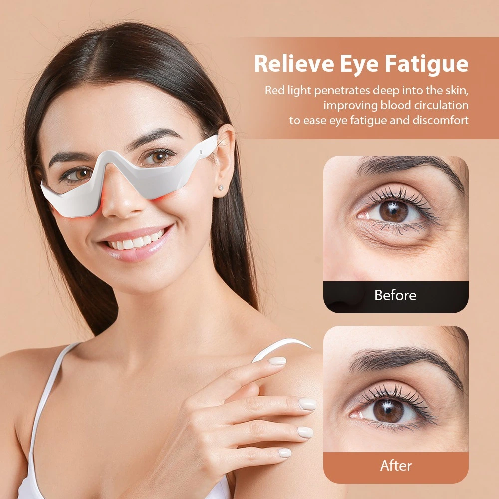 YLSM010 Electric Eye Massager with Heat & Red Light EMS Eye Massager Pain Relief