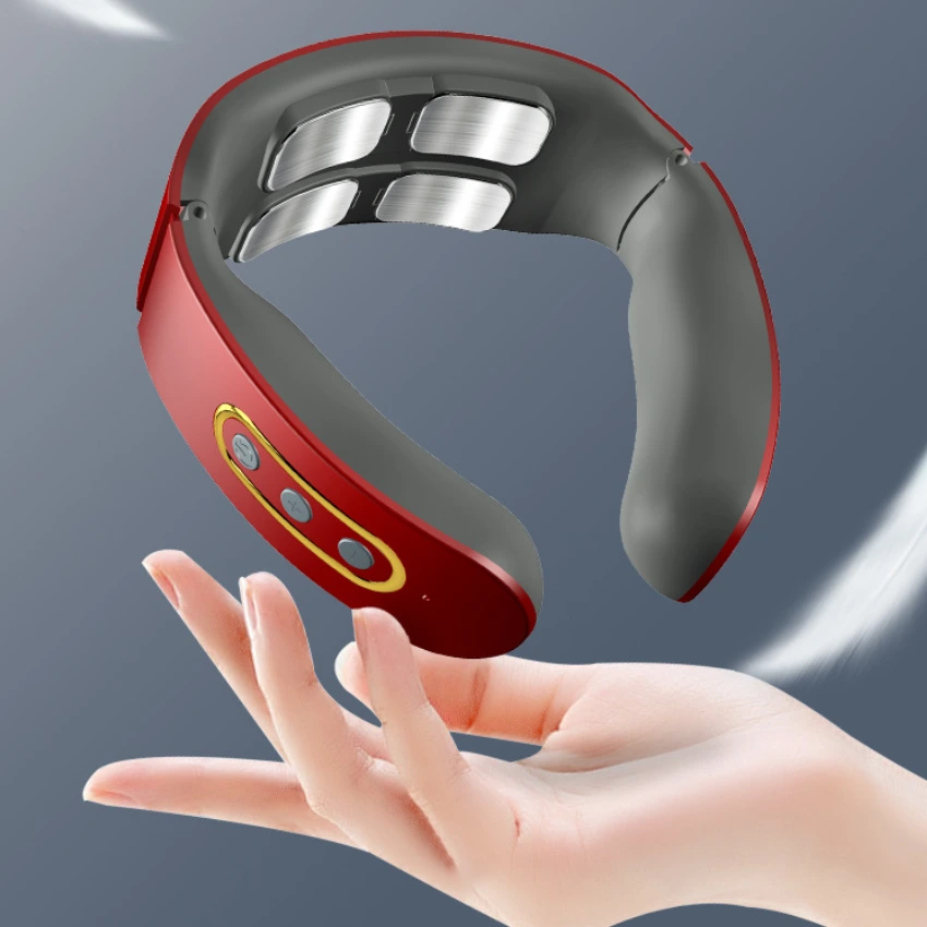 YLSM006 Intelligent Neck Massager U Shape Wireless Electric Portable Hot Compress Deep Tissue for Shoulder Pain Relief Massager