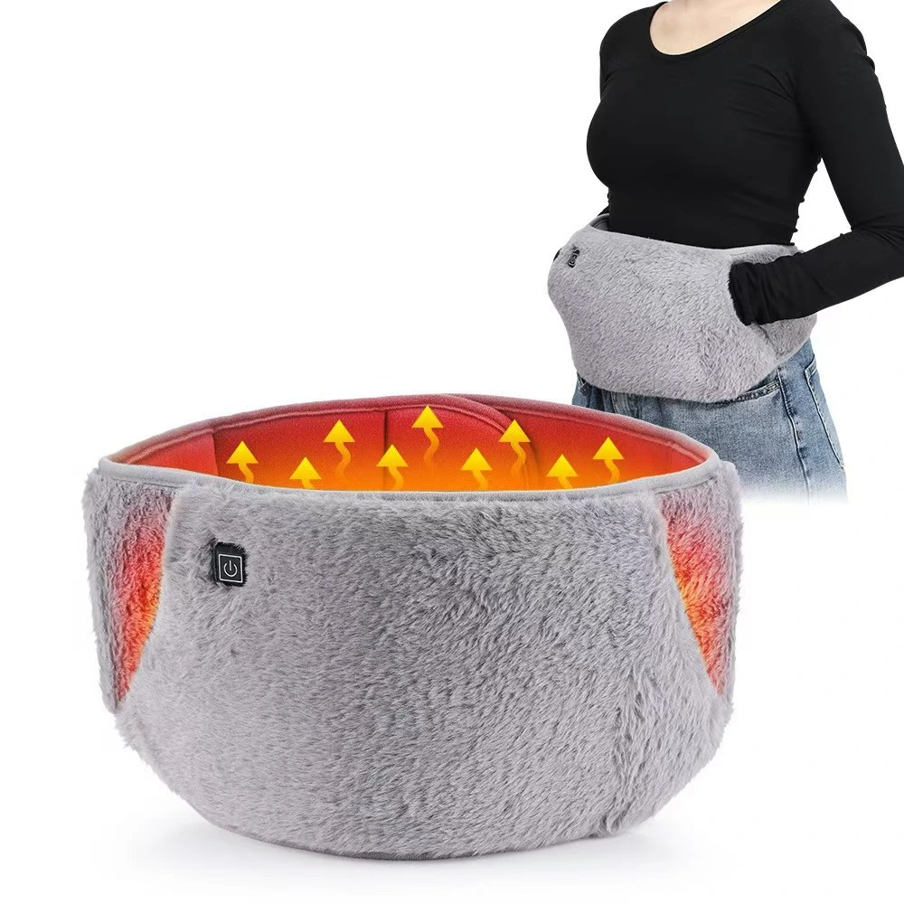 YLSM016 Multi-function electric heating belt hand warm treasure hot compress belt plug - in girl's period magic device