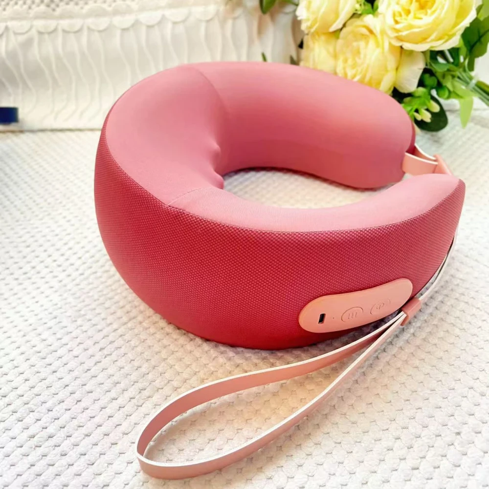 YLSM012 Comfortable Shiatsu Heating Vibration Neck Massage Pillow with Relief USB-Powered Timing Control Relieve Neck Fatigue