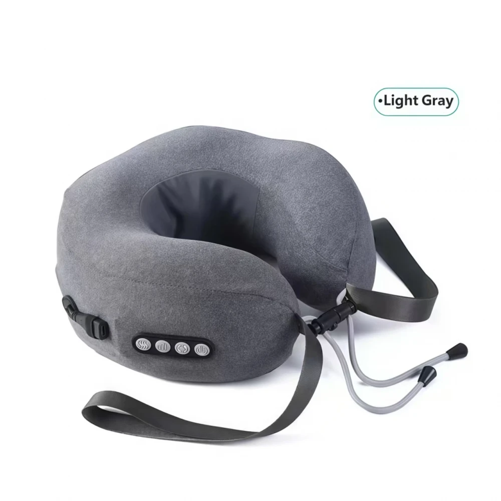 YLSM014 Portable USB Powered Heated Neck Massage Pillow,  Timing Control ,suitable Daily Neck Muscle Relaxation Massage