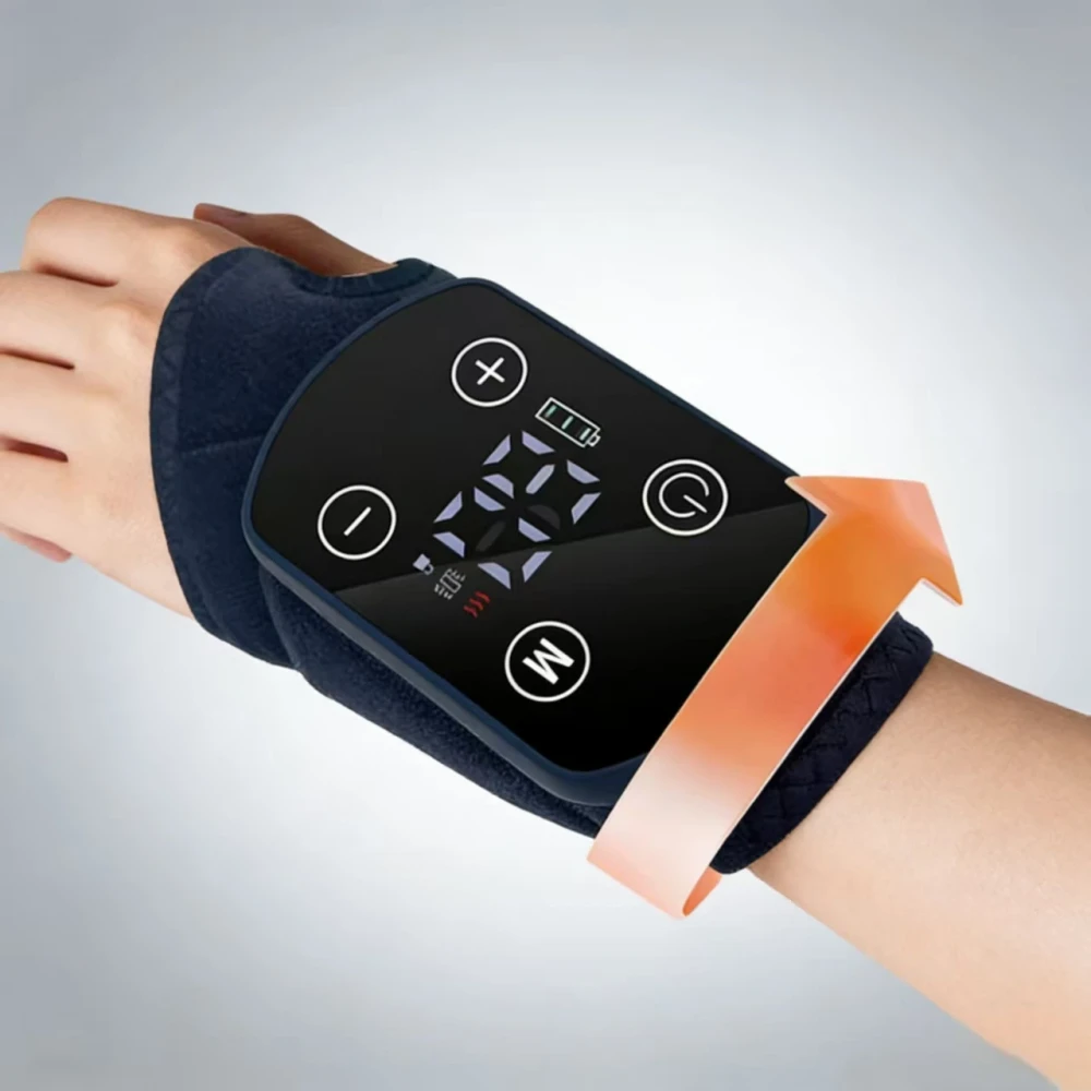 YLSM054 Wrist protection massager, electric heating hand joint wrist massager, strap for warmth, vibration, tendon sheath, hot compress instrument